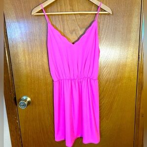 Socialite Hot Pink Mini Dress